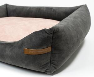 Ružičasto-tamno sivi krevet za pse 65x75 cm SoftBED Eco M – Rexproduct