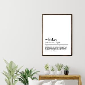 Plakat 50x70 cm Whiskey - Wallity
