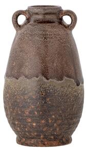 Smeđa ručno izrađena vaza od kamenine Reina – Bloomingville