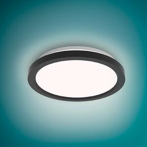 Philips LED stropna svjetiljka Aio RD crna Ø 30 cm daljinski upravljač, prigušiva, Crno, Područje hodnika, Metal
