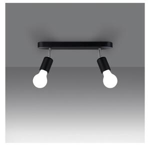 Crna stropna svjetiljka ø 6 cm Brando – Nice Lamps