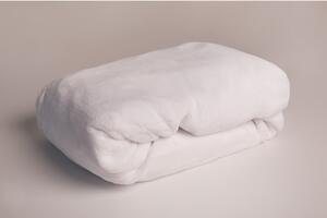 Bijela plahta s gumom od mikropliša 180x200 cm – Jerry Fabrics
