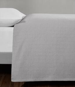 Sivi pamučni prekrivač za bračni krevet 200x230 cm Serenity – Mijolnir