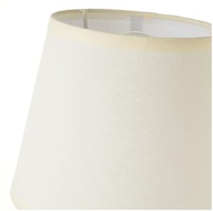 Bijela/krem stolna lampa keramička s tekstilnim sjenilom (visina 24 cm) – Casa Selección