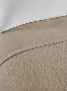 Bež pamučni prekrivač za bračni krevet 200x230 cm Serenity – Mijolnir