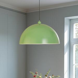 Opviq Viseća svjetiljka Kure, mint zelena, metalna, Ø 60 cm, E27, prigušiva, Zelena, Kuhinja, Metal