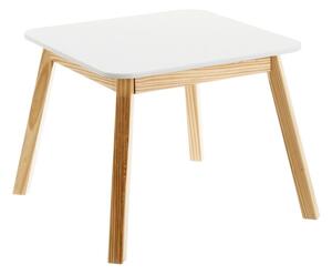 Dječji stol s bijelom pločom stola 55x55 cm – Casa Selección