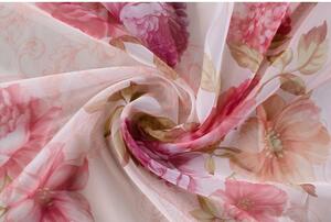 Ružičasta prozirna zavjesa 300x245 cm Angel – Mendola Fabrics