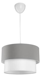 Bijelo-siva stropna svjetiljka 60x18,5 cm - Squid Lighting