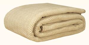 Bež-krem prekrivač za bračni krevet 200x220 cm Twin - Oyo Concept