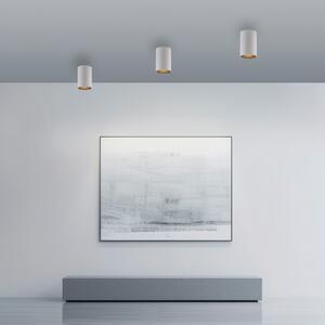 PURE LED stropna svjetiljka za kupaonicu Point, bijela, Ø 6 cm, metalna, IP44, prigušiva, Bijela, kupaonica, Metal