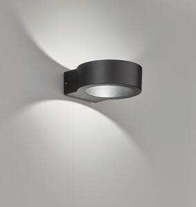 Crna LED zidna lampa Torres - Fischer & Honsel