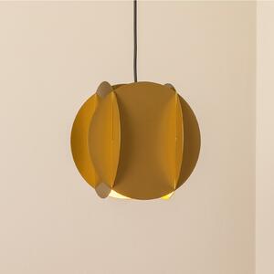 Opviq Kutna viseća svjetiljka, zlatna, 25 x cm, metalna, E27, prigušiva, Zlato / mjed, Dnevni boravak/blagovaonica, Metal