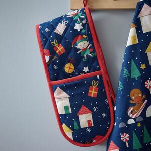Kuhinjska rukavica s božićnim motivom Santa's Christmas Wonderland – Catherine Lansfield