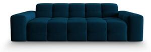 Tamnoplava baršunasta sofa 222 cm Kendal - Micadoni Home