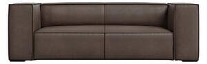 Smeđa kožna sofa 212 cm Madame - Windsor & Co Sofas