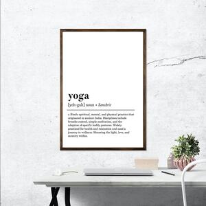 Plakat 50x70 cm Yoga - Wallity
