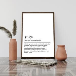 Plakat 50x70 cm Yoga - Wallity