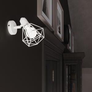 Bijela zidna lampa ø 10 cm Varpu – Nice Lamps