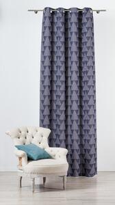 Plavo-siva zavjesa 130x260 cm Zatapa – Mendola Fabrics