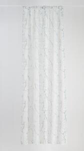 Krem/tirkizna prozirna zavjesa 140x260 cm Mizar – Mendola Fabrics