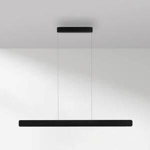 Paul Neuhaus LED viseća svjetiljka Q-Stretto, crna, 120 cm, prigušiva, Crno, Dnevni boravak/blagovaonica, Metal