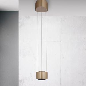 Paul Neuhaus LED viseća svjetiljka Q-Stretto, brončana, 14,5 cm, prigušiva, Bronca / stari mesing, Dnevni boravak/blagovaonica, Metal