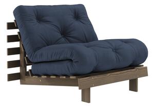 Tamno plava fotelja Roots – Karup Design