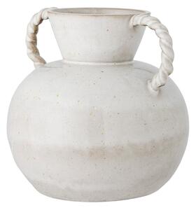 Bijela ručno izrađena vaza od kamenine Semira – Bloomingville