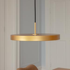 UMAGE LED viseća svjetiljka Asteria srednje veličine, boje mesinga Ø 43 cm, prigušiva, Zlato / mjed, Dnevni boravak/blagovaonica, Metal