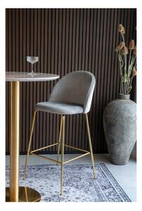 Sive baršunaste barske stolice u setu 2 kom 108 cm Lausanne – House Nordic