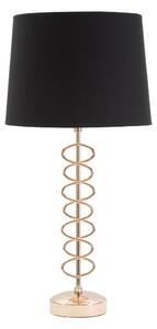 Crna stolna lampa Mauro Ferretti X, ø 30 cm