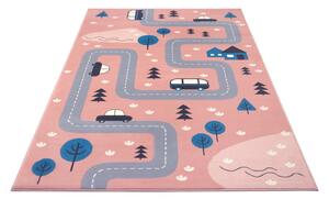 Ružičasti dječji tepih 80x150 cm Adventures – Hanse Home