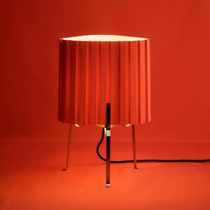 HAY Stolna lampa Hay Canelé, crvena, visina 37 cm, E14, tkanina, Crvena, Dnevni boravak/blagovaonica, Tkanina / tekstil