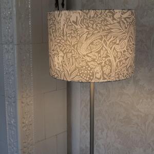 PR Home Podna lampa Amy, boja bazge zelena/siva, visina 150 cm, E27, Sivo, Dnevni boravak/blagovaonica, Tkanina / tekstil