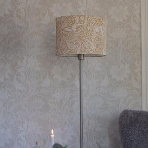 PR Home Amy podna lampa, žuta/siva, visina 150 cm, tekstil, E27, Sivo, Dnevni boravak/blagovaonica, Tkanina / tekstil