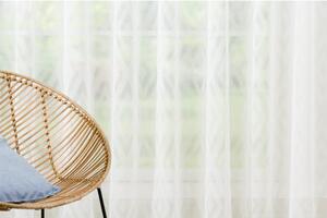 Krem prozirna zavjesa 400x260 cm Estrella – Mendola Fabrics