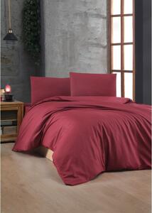 Crvena pamučna posteljina za krevet za jednu osobu 140x200 cm – Mijolnir