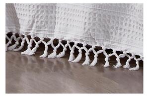 Bijeli pamučni prekrivač za bračni krevet 220x240 cm Lotus – Mijolnir
