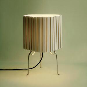 HAY Stolna lampa Hay Canelé, zelena, visina 37 cm, E14, tkanina, Zelena, Dnevni boravak/blagovaonica, Tkanina / tekstil