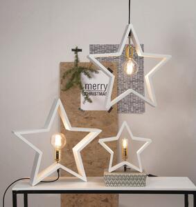 Bijeli svjetlosni ukras s božićnim motivom Lysekil – Star Trading