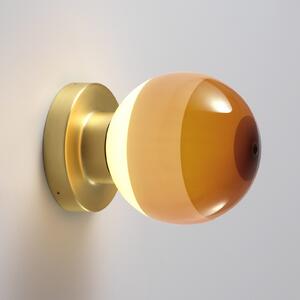 MARSET LED zidna svjetiljka s kratkim svjetlom A2, krem/mesing, prigušiva, Bež, Dnevni boravak/blagovaonica, Metal, Metak