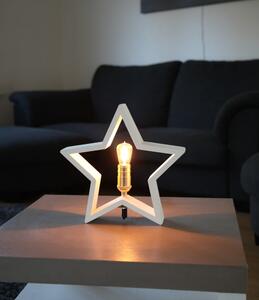 Bijeli svjetlosni ukras s božićnim motivom Lysekil – Star Trading
