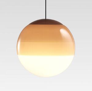 MARSET LED viseća svjetiljka s kratkim svjetlom, Ø 13 cm, krem boje, prigušiva, Bež, Dnevni boravak/blagovaonica, Staklo, Metak