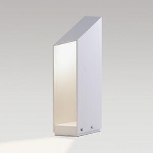 MARSET LED svjetiljka na postolju Domus, visina 37 cm, bijela, aluminij, prigušiva, Bijela, Aluminij