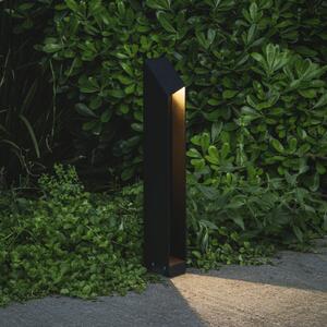 MARSET LED svjetiljka na postolju Domus, visina 55 cm, crna, aluminij, prigušiva, Crno, Aluminij