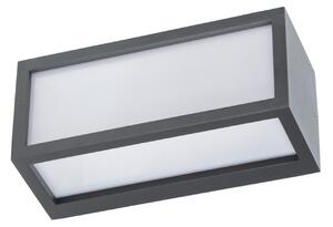 G & L Handels GmbH Vanjska zidna svjetiljka 400157, antracit, aluminij, duljina 25,2 cm, IP54, Crno, Aluminij