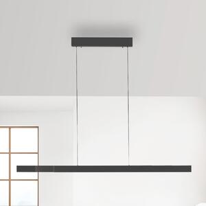 Paul Neuhaus LED viseća svjetiljka Adriana Square, siva, gore/dolje, prigušiva, Sivo, Dnevni boravak/blagovaonica, Aluminij