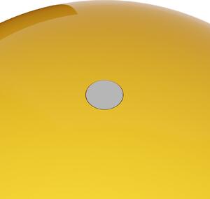 Verpan LED stolna lampa na baterije WIRE, žuta, visina 25 cm, IP44, prigušiva, Žuta, Dnevni boravak/blagovaonica, Nehrđajući čelik