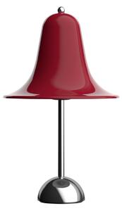 Verpan stolna lampa Pantop, trešnja crvena, visina 23 cm, metalna, Crvena, Dnevni boravak/blagovaonica, Metal